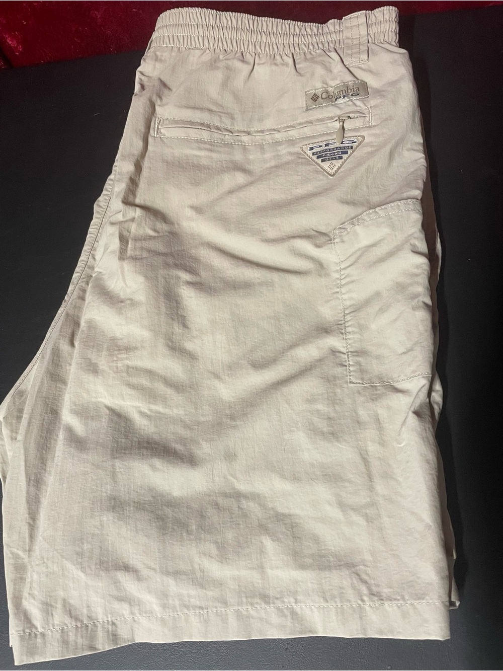 Columbia PFG Men's Light Tan Fishing Shorts